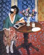 Henri Matisse Reading desk woman oil painting on canvas